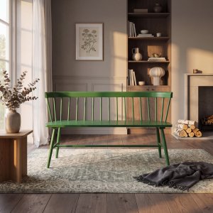 Grønn furusofa Sandhamn - Retro kjøkken og hall i heltre Hevea - 142 cm Grønn furusofa Sandhamn - Retro kjøkken og hall i heltre Hevea - 142 cm