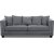 Sofa grått stoff 217 cm bredt Sofa grått stoff 217 cm bredt