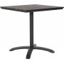 Utebord 70 x 70 cm - Grå/svart Utebord 70 x 70 cm - Grå/svart