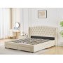 Sengeramme 180 x 200 cm - Beige