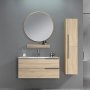 Baderomsmbler Toulouse - Tre | 100 cm + 2.00 x Baderomskrok