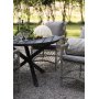 1 Utebord Scottsdale Ø112 cm - svartglasert furu