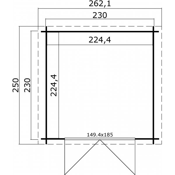 Bod Ingrid B - 6,2 m² Bod Ingrid B - 6,2 m²
