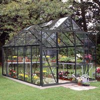 Magnum drivhus 8,3 m² - svart Magnum drivhus 8,3 m² - svart