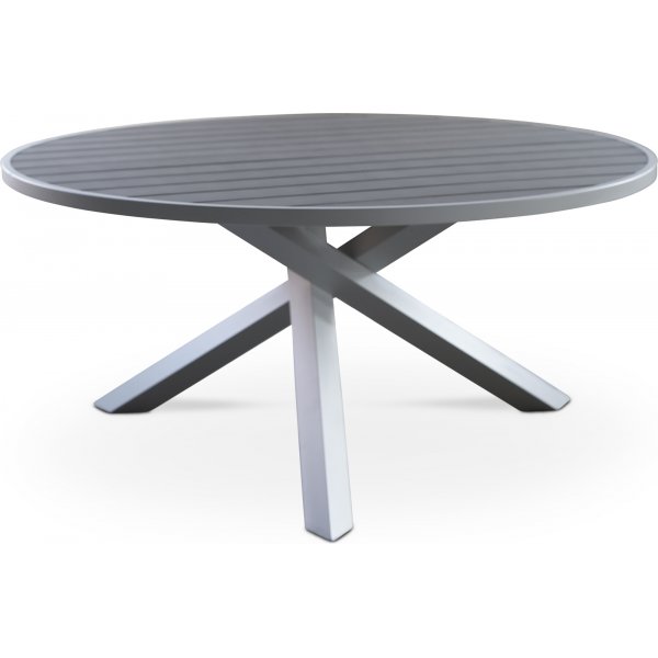 Ekenäs rundt spisebord Ø150 - Hvit / grå kryssfiner Ekenäs rundt spisebord Ø150 - Hvit / grå kryssfiner