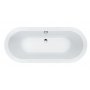 Ovalt badekar for innbygging - Prestige | Dybde 44 cm