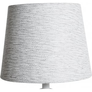 Rund lampeskjerm 22x28x22 cm - Lys (grovt lin)