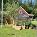 Kundebilde Drivhus 6,0 m� polykarbonatplast - enkel montering