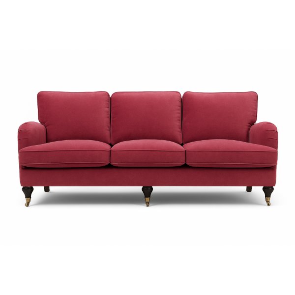 Howard Malaga Curved 3-seters sofa - M�rk bringeb�rr�d