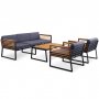 Loungegruppe i akasie | Duvholmen + Rengjringsspray for utembler