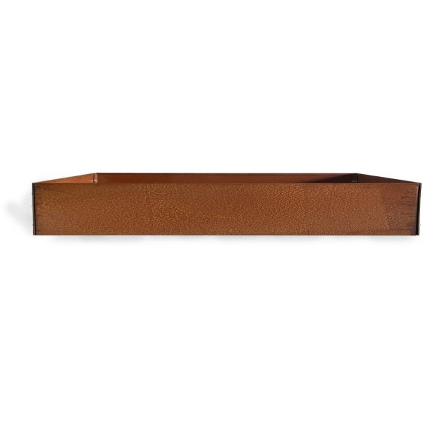 Corten stlpotter rektangulr - 20x60x80 cm