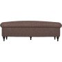 Chesterfield sofa 3-seter brun vintage 225 cm bred