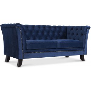 Sofa 3-seter Chesterfield Blå - Milton Sofa 3-seter Chesterfield Blå - Milton