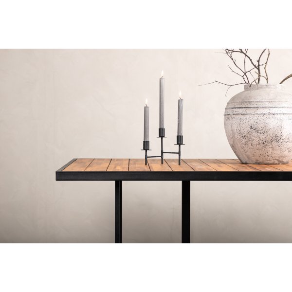 Rektangul�rt utend�rs spisebord 200x100 cm naturlig - Khung