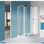 Kvadrant TX dusjhjrne med gulv - 5 mm glass (hyre-modul)