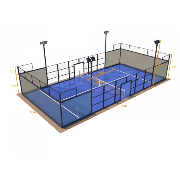 Padelbane Dou med belysning - Utend�rs