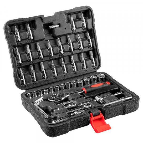 Kontaktsett 1/4\\\", 49 deler Kontaktsett 1/4\\\", 49 deler