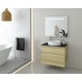 Mbelpakke Instinct 80 - Natural Oak med speil