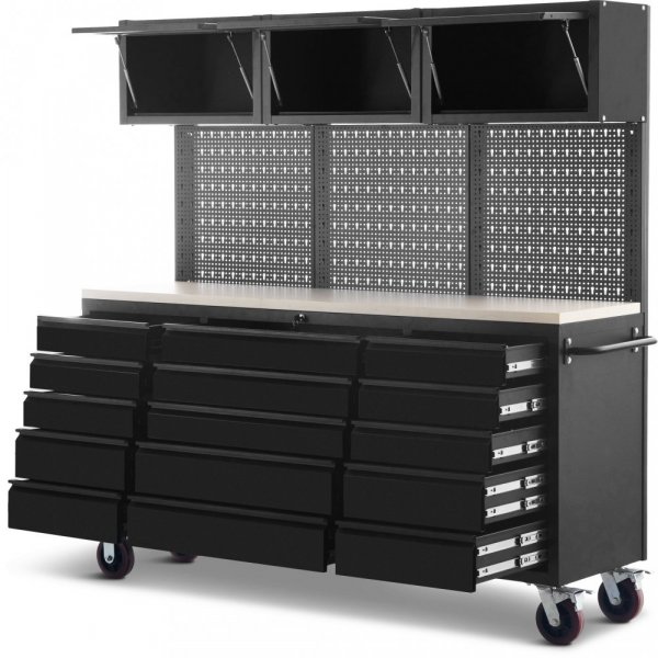 Komplett garasjeinnredning p� hjul