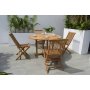 Spisegruppe for parasoll - Rund 120 cm