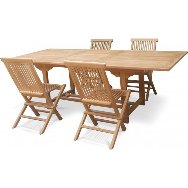 Spisegruppe - Kan forlenges 160-210 cm