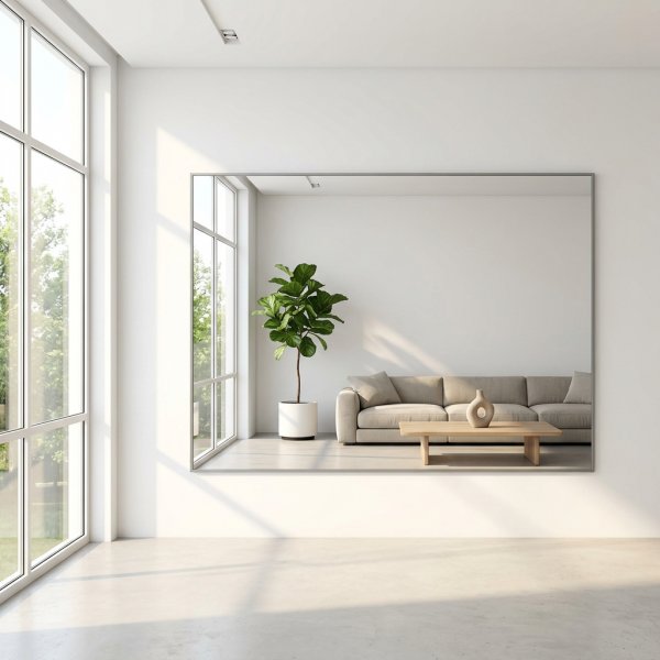 Speil Orlando 190 x 120 cm - Kromramme