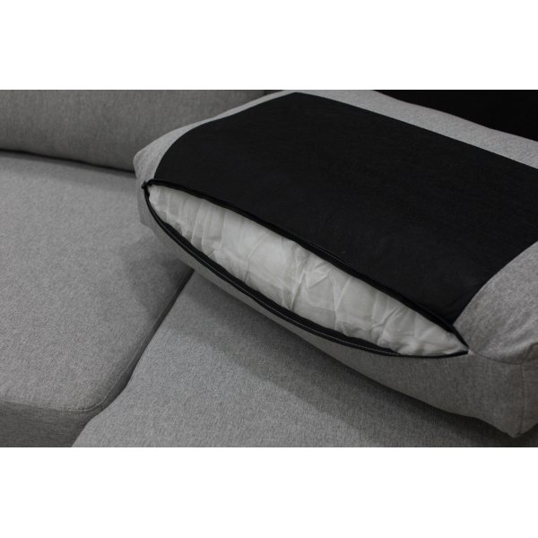U-sofa Solna med oppbevaring - 309 cm - lys grå U-sofa Solna med oppbevaring - 309 cm - lys grå