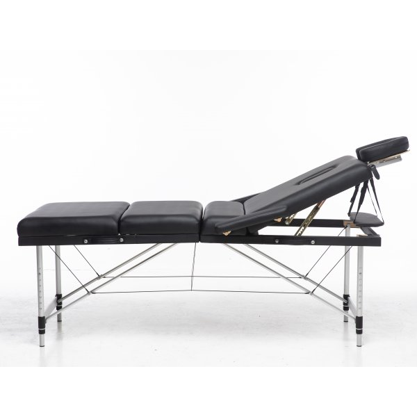 Massasjebord med metallben - 4 soner - Svart Massasjebord med metallben - 4 soner - Svart