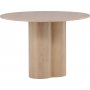 Spisebord rundt 110 cm hvitvasket - Olivia Spisebord rundt 110 cm hvitvasket - Olivia