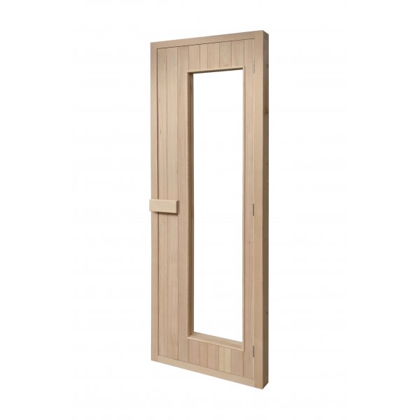 Badstud�r 6x19 klart glass FSC-sertifisert Nordamist Hemlock