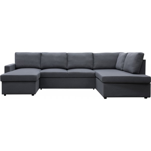 Sovesofa U-modell m�rkegr� - T�rn�