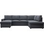 Sovesofa U-modell m�rkegr� - T�rn�