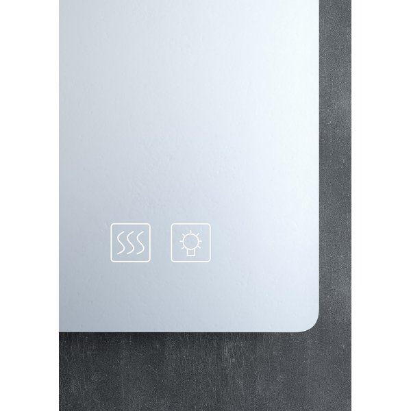 Møbelpakke Instinct 65 - Hvitt/Svart med speil- og sideskap Møbelpakke Instinct 65 - Hvitt/Svart med speil- og sideskap