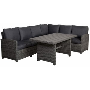 Torekov loungegruppe hjørnesofa med bord 3H2 - Grå Torekov loungegruppe hjørnesofa med bord 3H2 - Grå