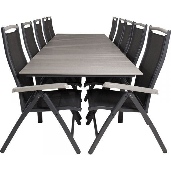 Pr�ssebo Spisebord � Svart/Gr�