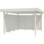 Modular Garden Paviljong 9,4m med planker - Hvitlakkert