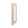 Badstud�r 6x19 klart glass FSC-sertifisert Nordamist Hemlock