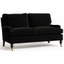 Howard Classic 3-seters sofa - Sort fl�yel