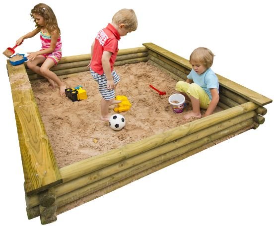 Sandkasse Emil - Grønn dyptimpregnert Sandkasse Emil - Grønn dyptimpregnert