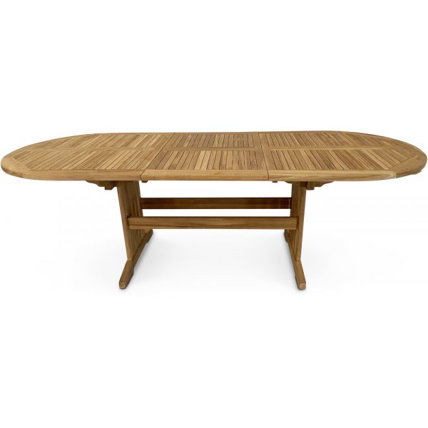 Saltö ovalt spisebord 180-240 cm butterfly - Teak + Tekstilimpregnering for utemøbler Saltö ovalt spisebord 180-240 cm butterfly - Teak + Tekstilimpregnering for utemøbler