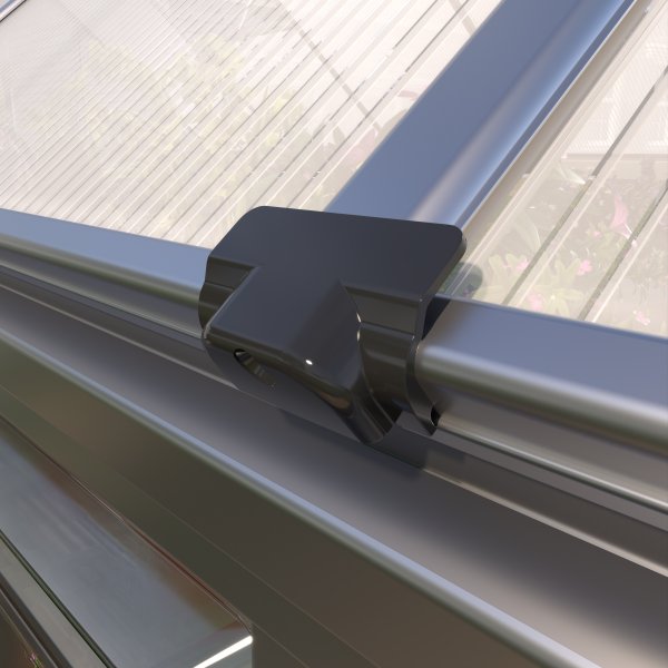 Drivhus Harmony 6,6 m� aluminium polykarbonat Gardeney