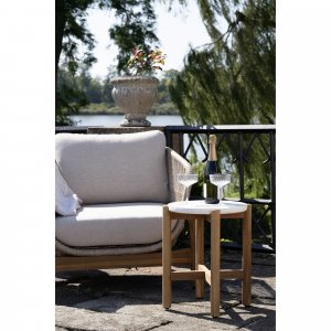 Terracina sidebord - Hvit/Natur Terracina sidebord - Hvit/Natur