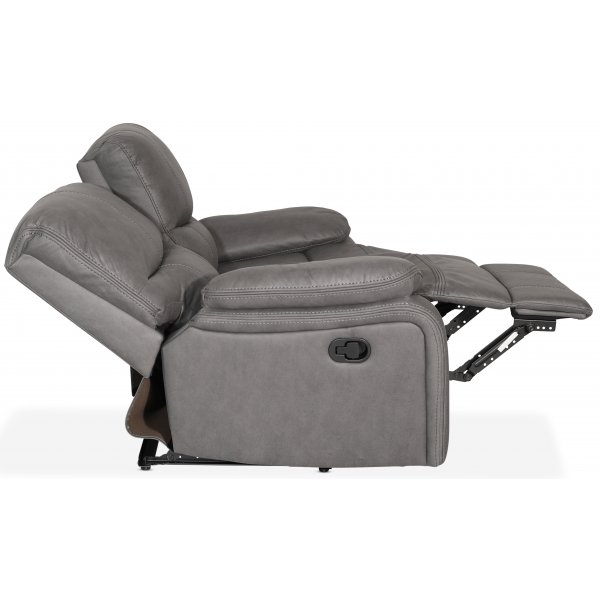 Lenestolsofa 2-seters grå kinosofa Lenestolsofa 2-seters grå kinosofa