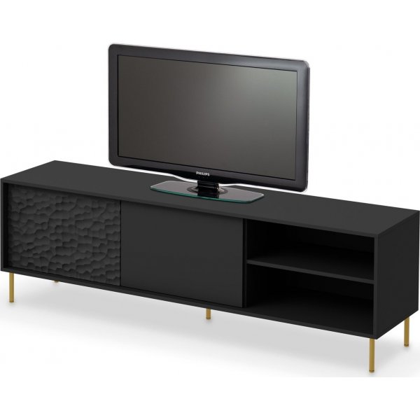 Bullet TV-stativ - Svart/gull