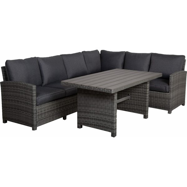 Torekov loungegruppe hjrnesofa med bord 3H2 - Gr
