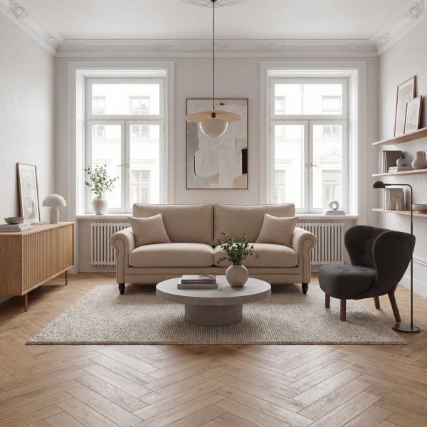 Sofa Memo 3-seter - Lys føflekk Sofa Memo 3-seter - Lys føflekk
