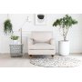 Lenestol i beige stoff - Howard Watford Deluxe Lenestol i beige stoff - Howard Watford Deluxe