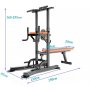 Powertower med treningsbenk