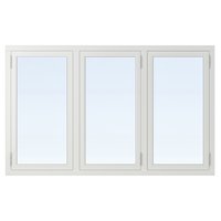 Vindu Tre 2-Lags Sidehengslet - 3-Rams Vindu Tre 2-Lags Sidehengslet - 3-Rams