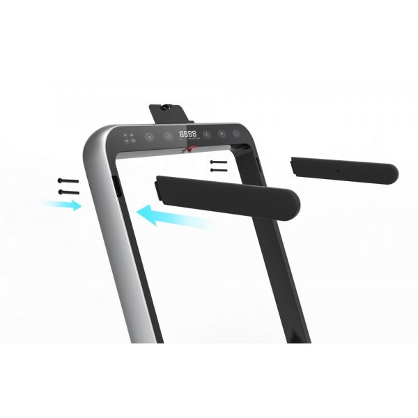 Sammenleggbar tredemølle med makshastighet 17 km/h - Sølv Sammenleggbar tredemølle med makshastighet 17 km/h - Sølv